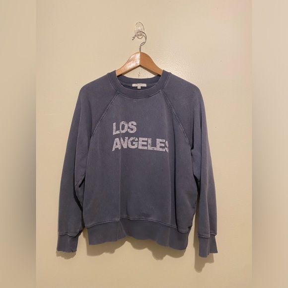 Z Supply Sweaters - Z Supply Los Angeles Graphic Charcoal Blue Sweatshirt. Size S